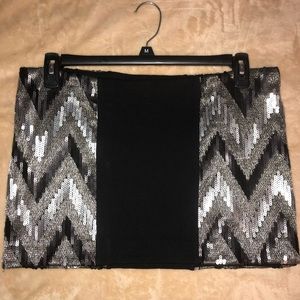 Glitter skirt from TOBI